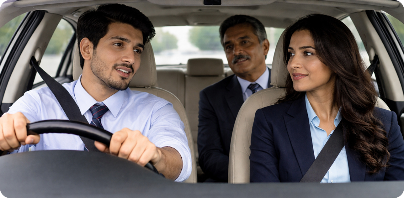 Passengers in a shared ride
